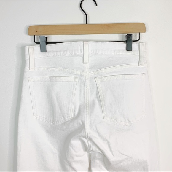 J. Crew Toothpick White Skinny Leg Denim Jeans 28 - Picture 4 of 10